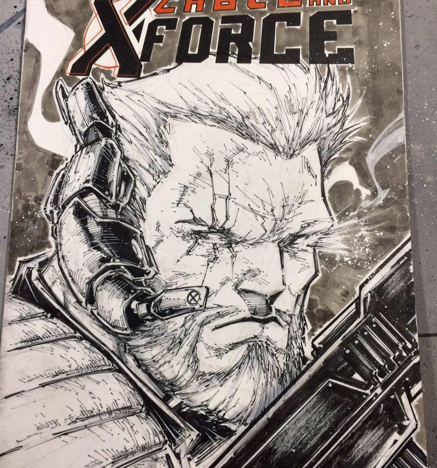 Deadpool Team-Up Sketch Cover w/Inked Sketch