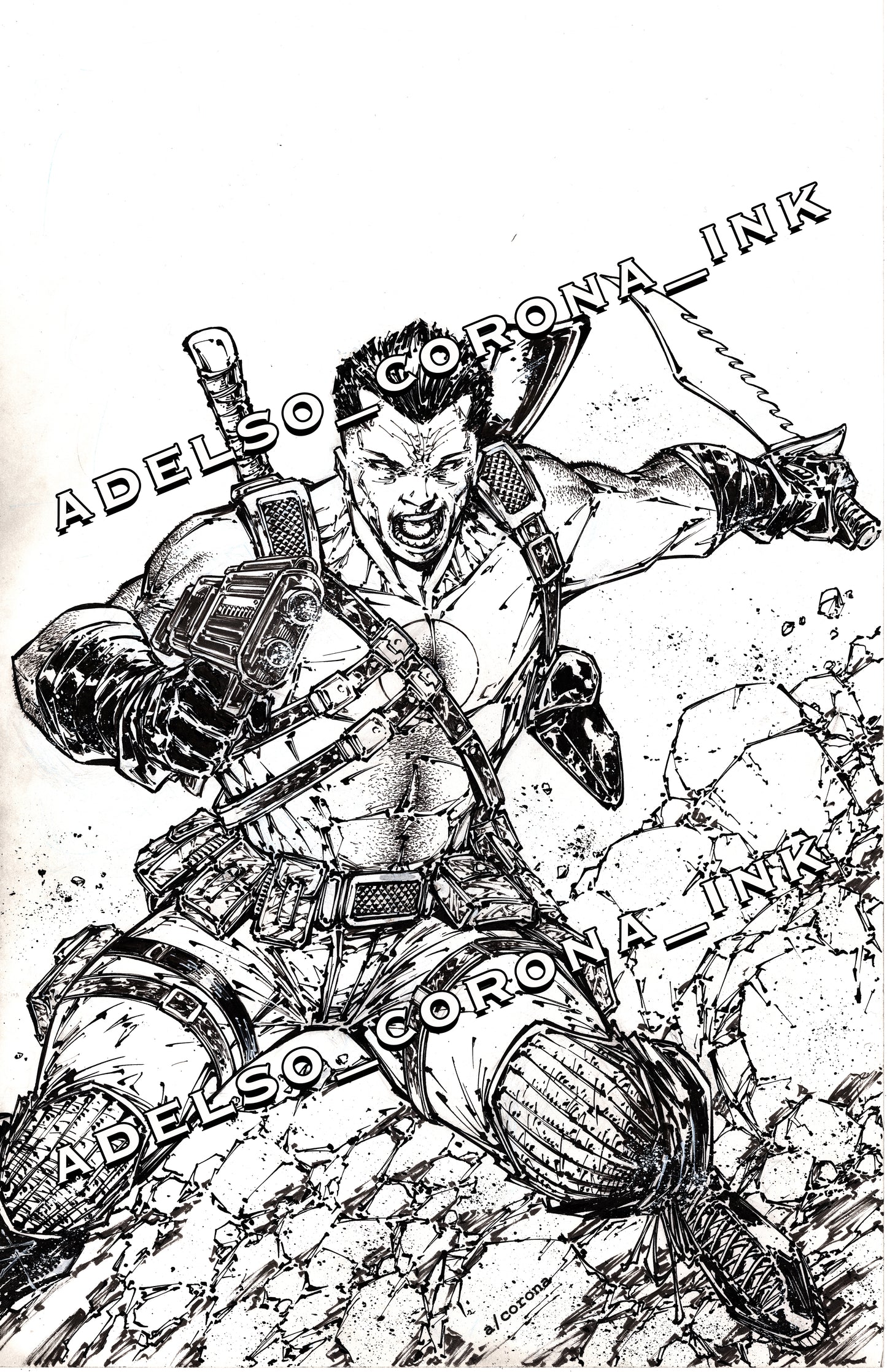 Bloodshot #12 Cover Inks