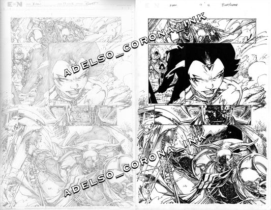 X-men #17 Page12 Pencils and Inks